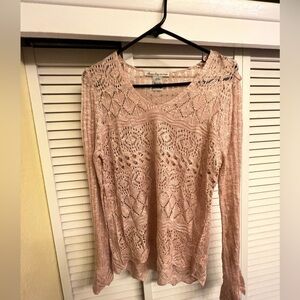 American Rag Pink Sweater Sz M